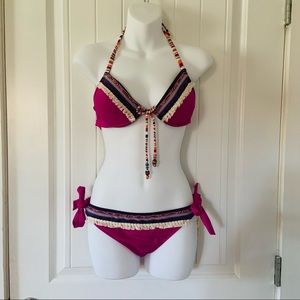 lucky brand bikini top | s